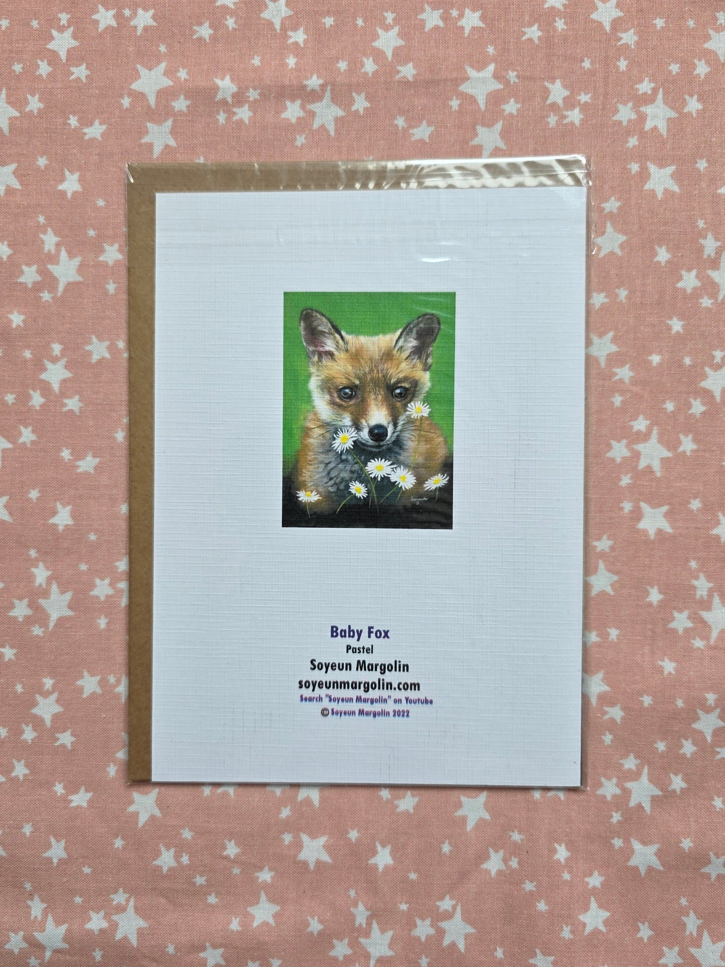 Baby fox card