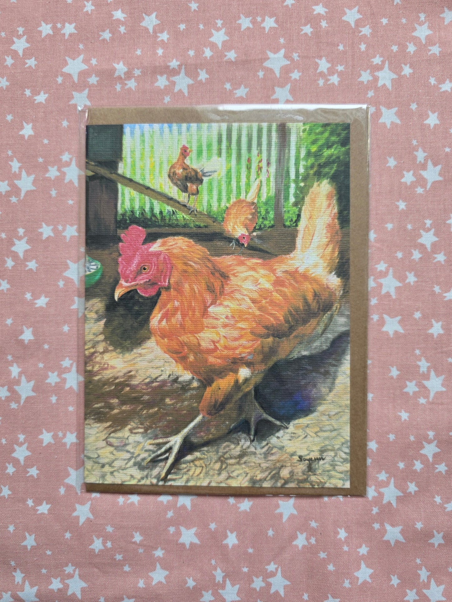 Chicken card