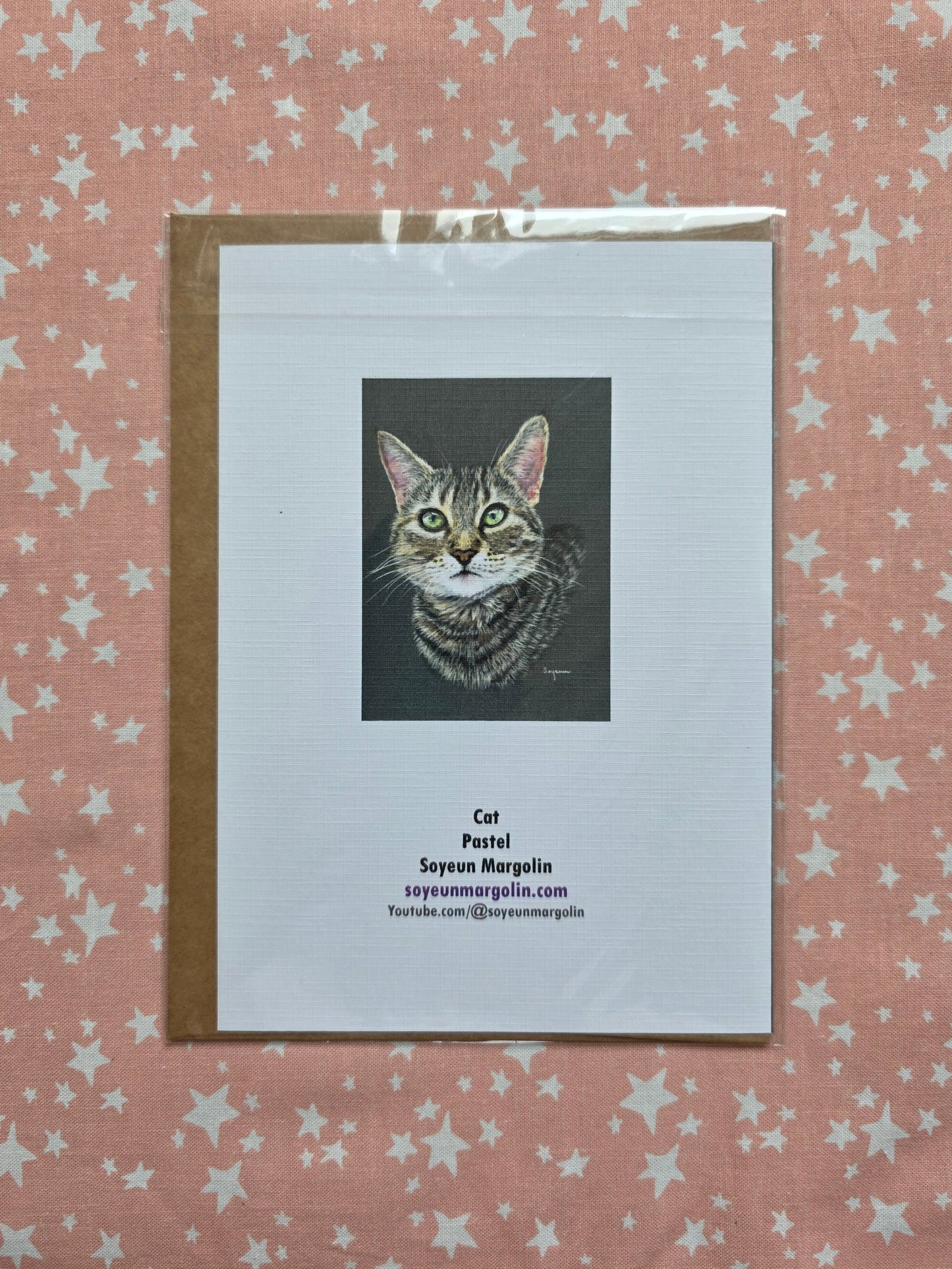 Tabby cat card