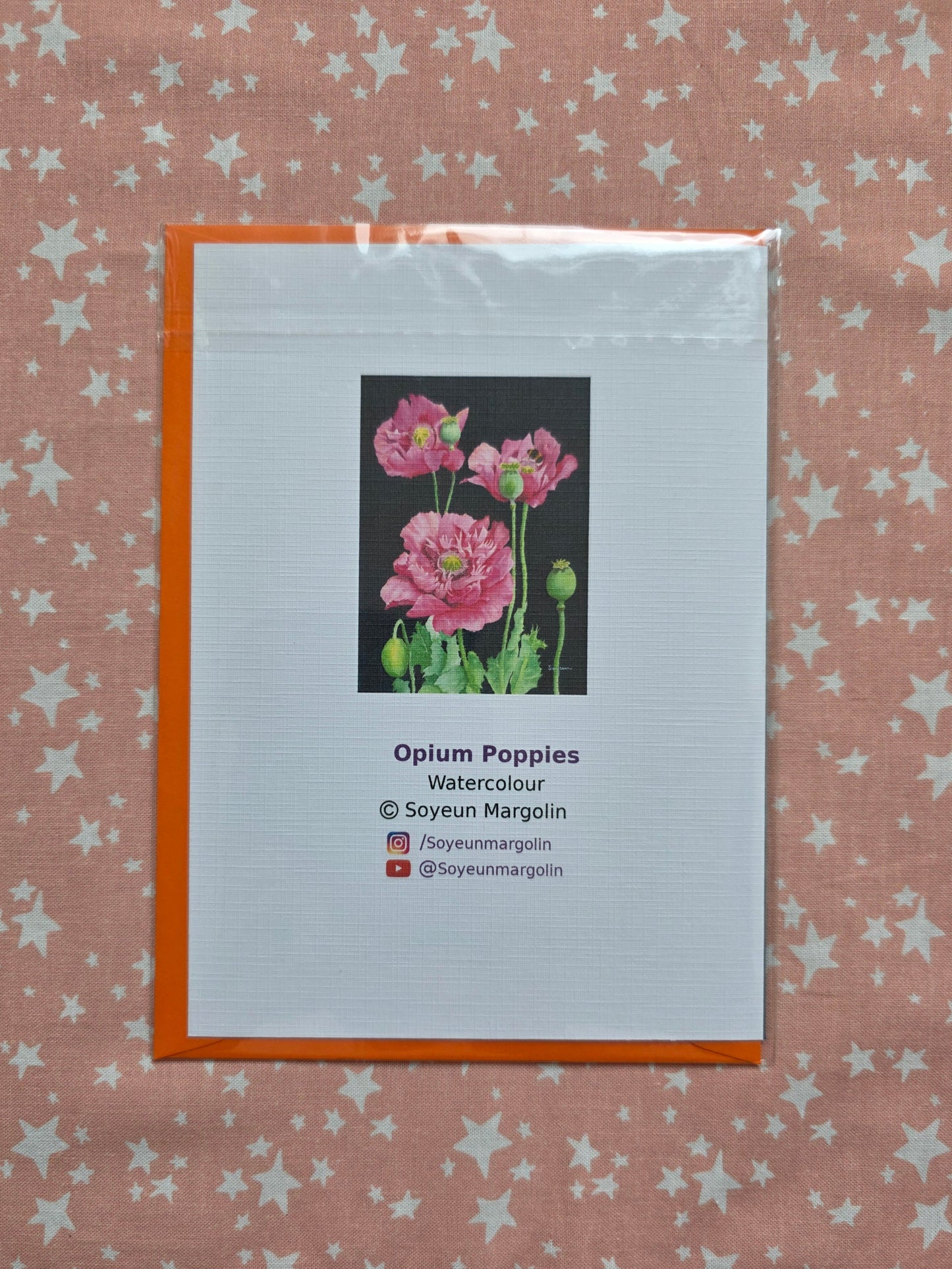 Opium Poppies card
