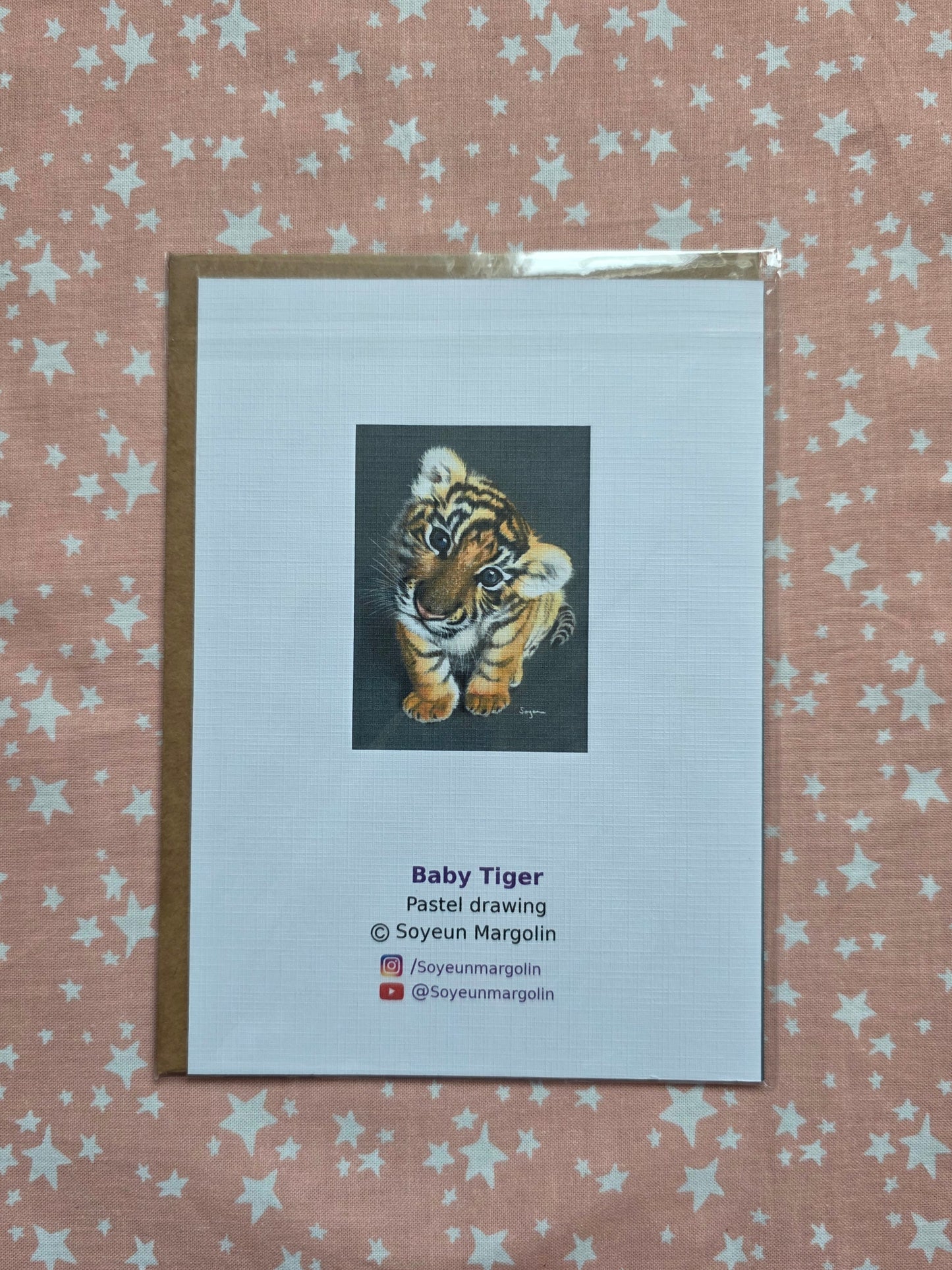 Baby tiger card