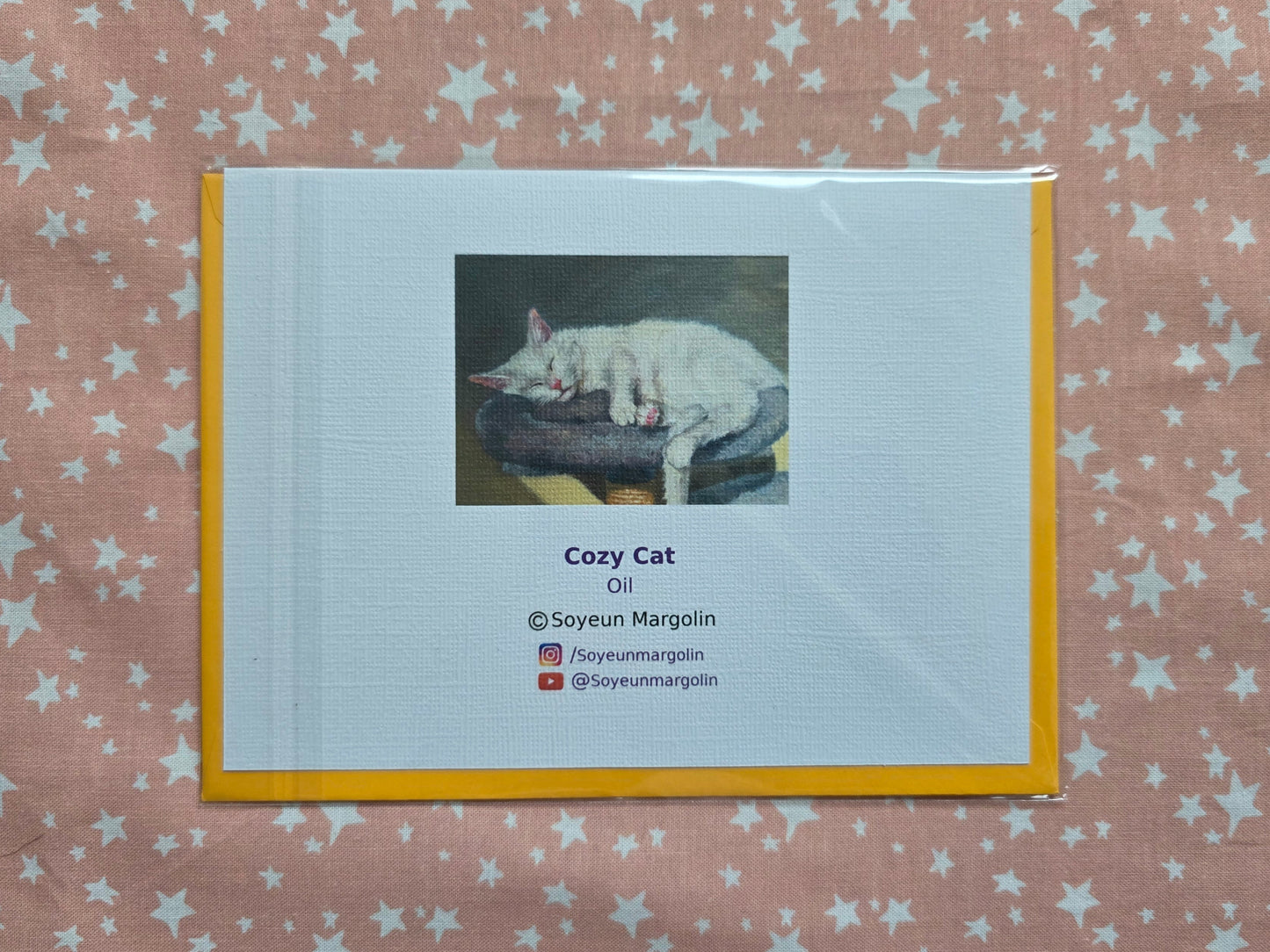 Cozy cat card