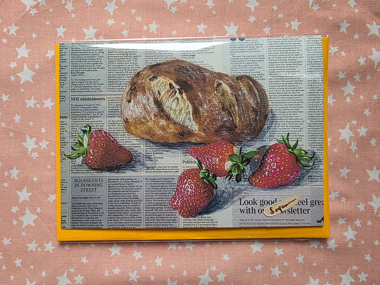Strawberries card