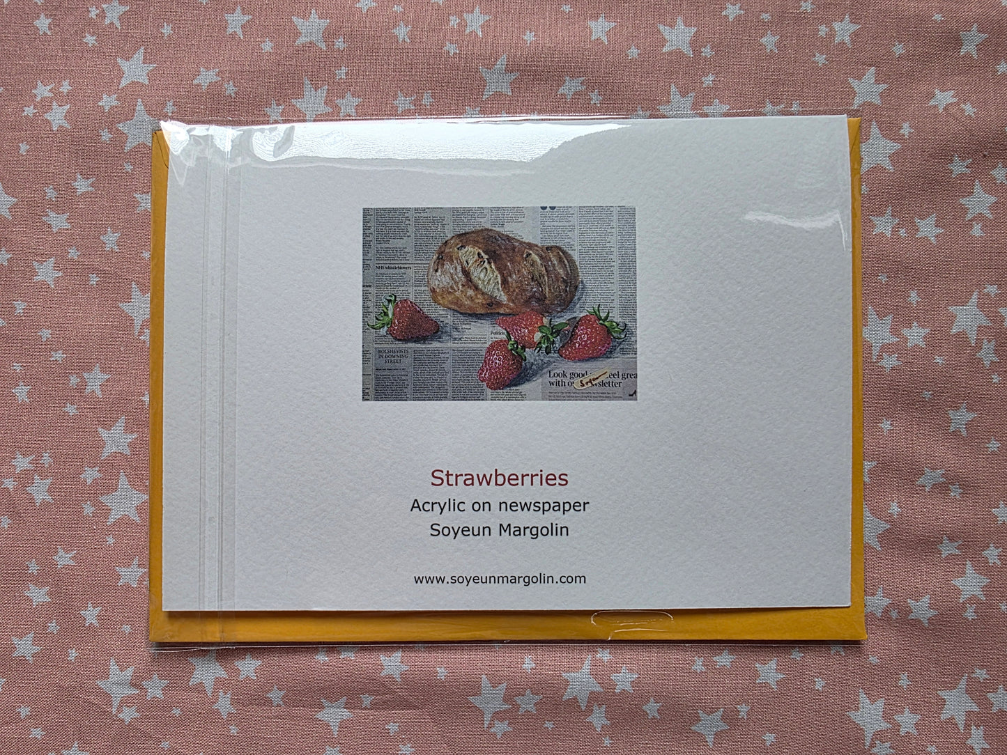 Strawberries card