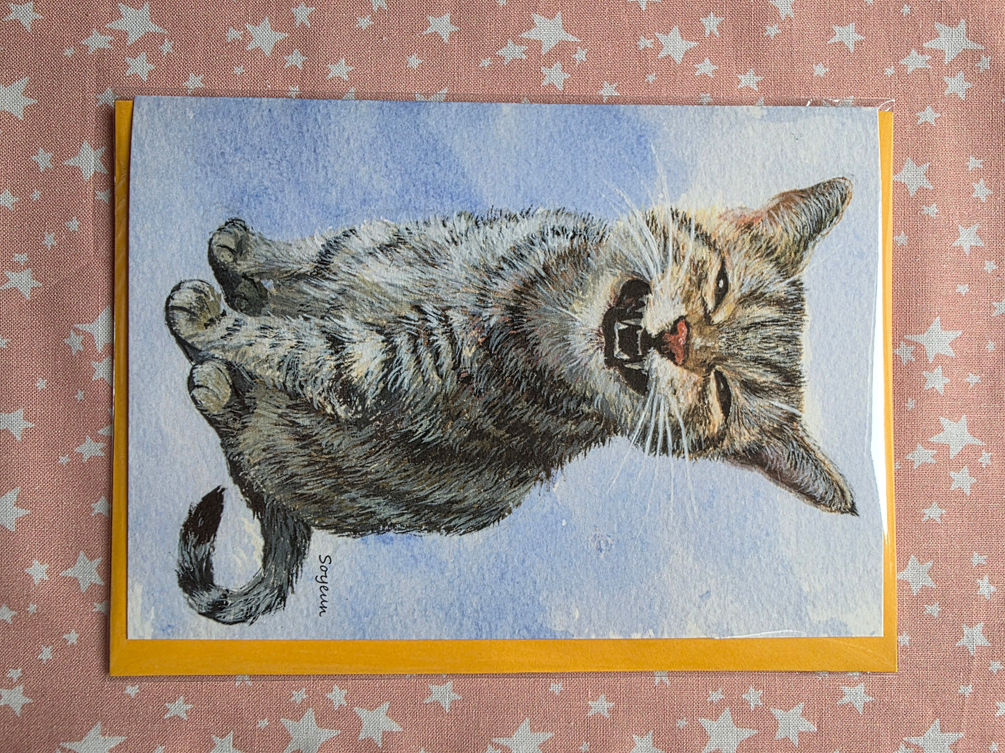 Happy Cat card