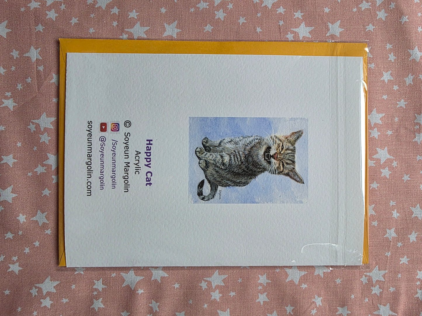 Happy Cat card