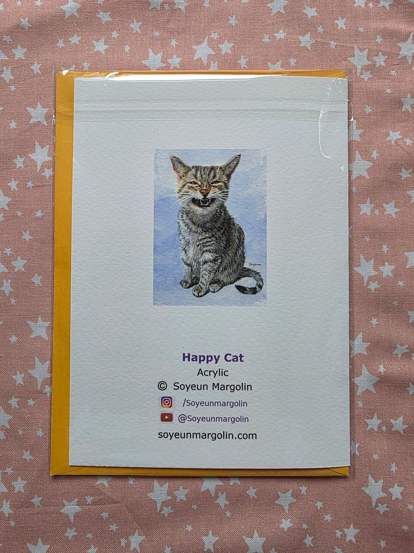 Happy Cat card