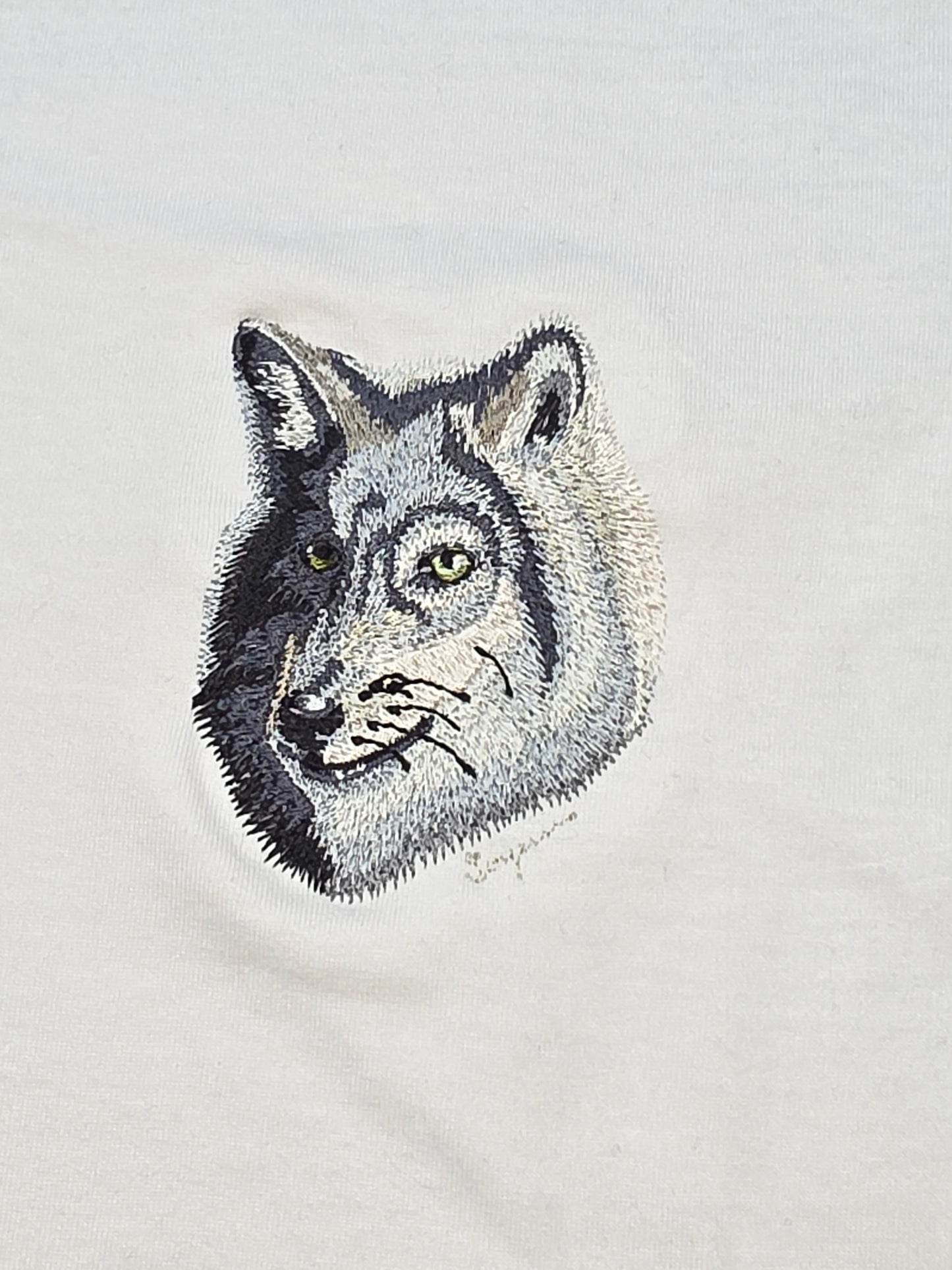 Custom Pet embroidery on organic cotton sweatshirts