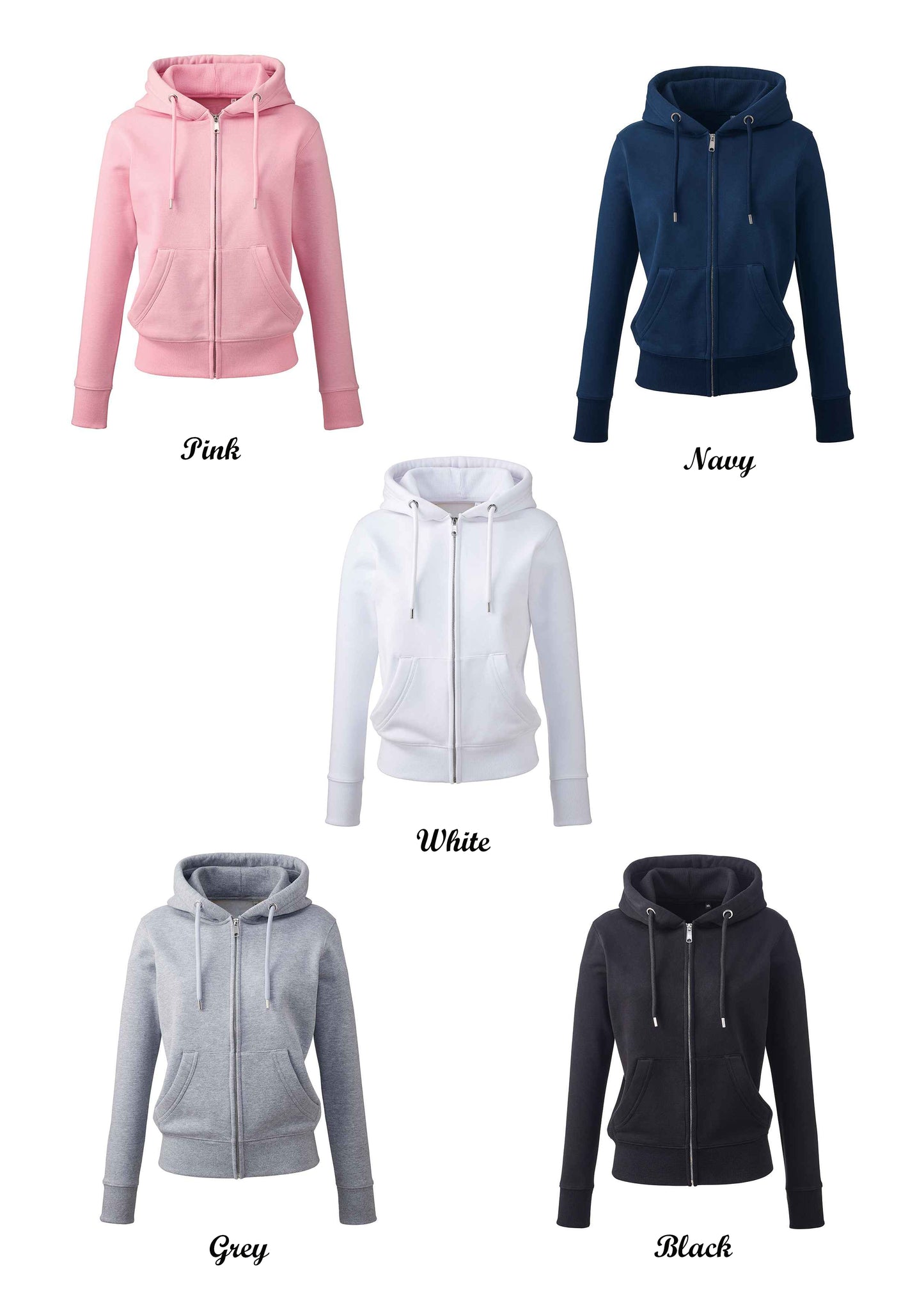 Custom Pet embroidery on hoodie zip cardigan