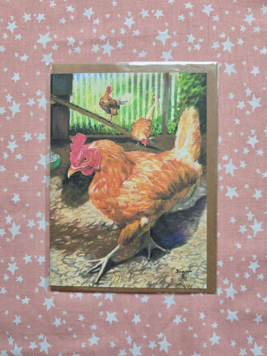 Chicken card