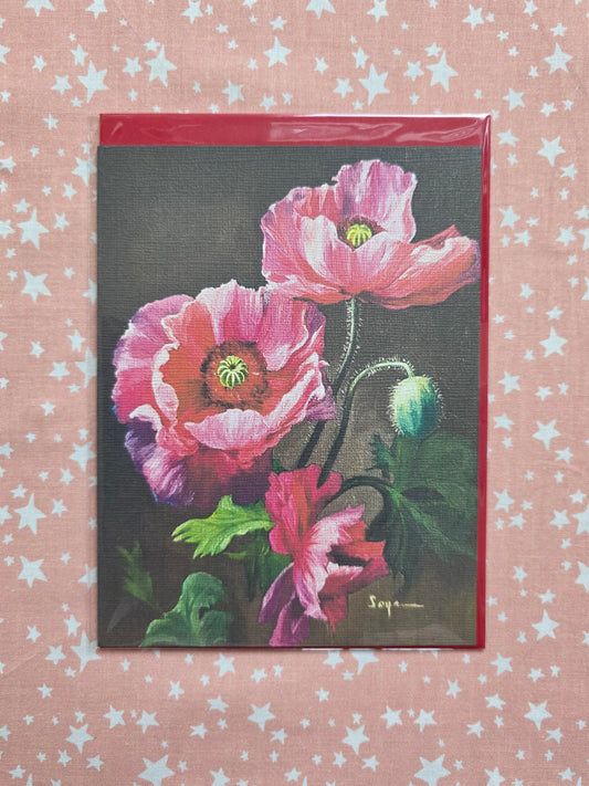 Poppies card