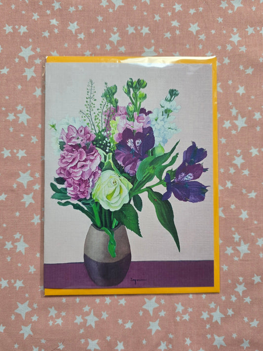 Flowers card