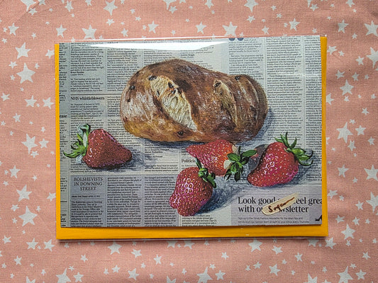 Strawberries card