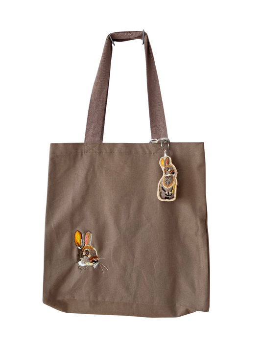 Rabbit tote bag